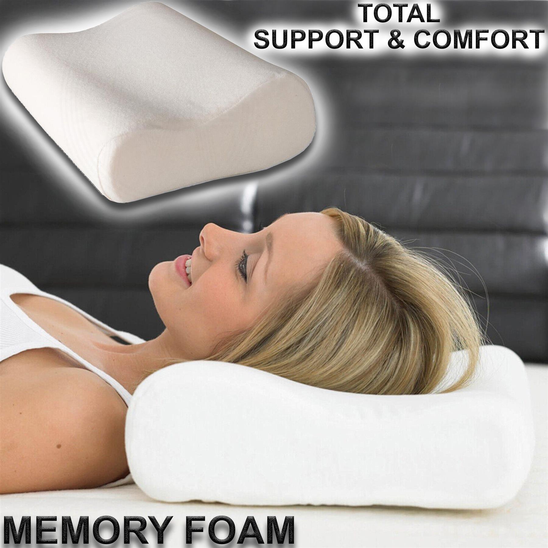 Firm contour shop memory foam pillow