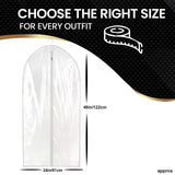 122cm Garment Carrier Bag Suit Coat Clothes Dress Cover Protector Storage Bags