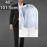 101cm Garment Carrier Bag Suit Coat Clothes Dress Cover Protector Storage Bags