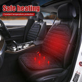 12V Car Heated Seat Cushion Universal Cover Heating Pad Heater Warm Cold Winter