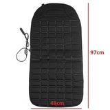 12V Car Heated Seat Cushion Universal Cover Heating Pad Heater Warm Cold Winter