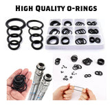 50pc Assorted O RING SET Black Rubber Seals Tap Sink Washers Plumbing Air Gas