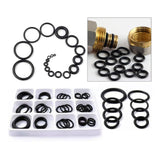 50pc Assorted O RING SET Black Rubber Seals Tap Sink Washers Plumbing Air Gas