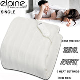 Single Electric Blanket Heated Under Blanket Warm Fast Heat Up Comfort Control