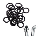 50pc Assorted O RING SET Black Rubber Seals Tap Sink Washers Plumbing Air Gas