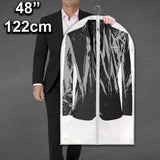 122cm Garment Carrier Bag Suit Coat Clothes Dress Cover Protector Storage Bags