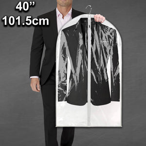 101cm Garment Carrier Bag Suit Coat Clothes Dress Cover Protector Storage Bags