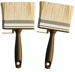 2x BIG PROFESSIONAL 120mm SHED FENCE & DECKING PAINT BRUSH WOOD BLOCK PASTE WIDE - Buystarget