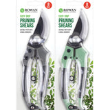 Pruning Shears Strong Carbon 8" Garden Hand Pruner Secateurs Cutter Plants Tool