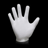 buystarget - 4 X 100% Cotton White Gloves Work Jewelry Eczema Butler Beauty Waiters 2 Pairs - Business, Office & Industrial:Facility Maintenance & Safety:Personal Protective Equipment (PPE):Work Gloves