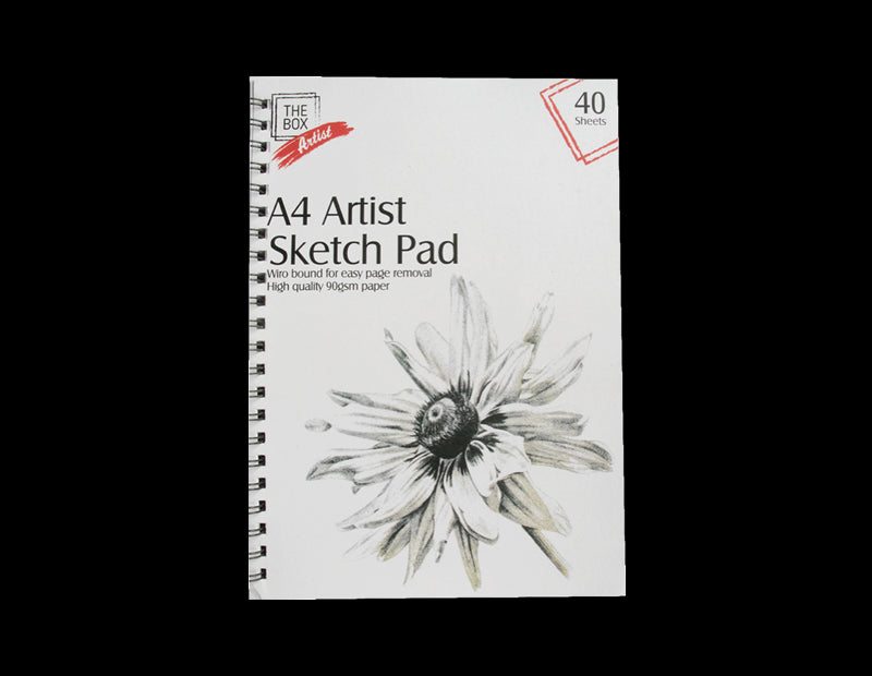 🔥A4 Artist Sketch Pad White Premium Cartridge 90gsm Paper Spiral Book  Drawing