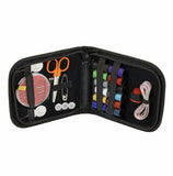 Portable Sewing Kit Small Home Travel Case Needles Thread Scissors Mini Set UK