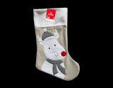 Luxury Christmas Stocking Xmas Sock Deluxe Felt Embroidered Super Soft Thick - Buystarget